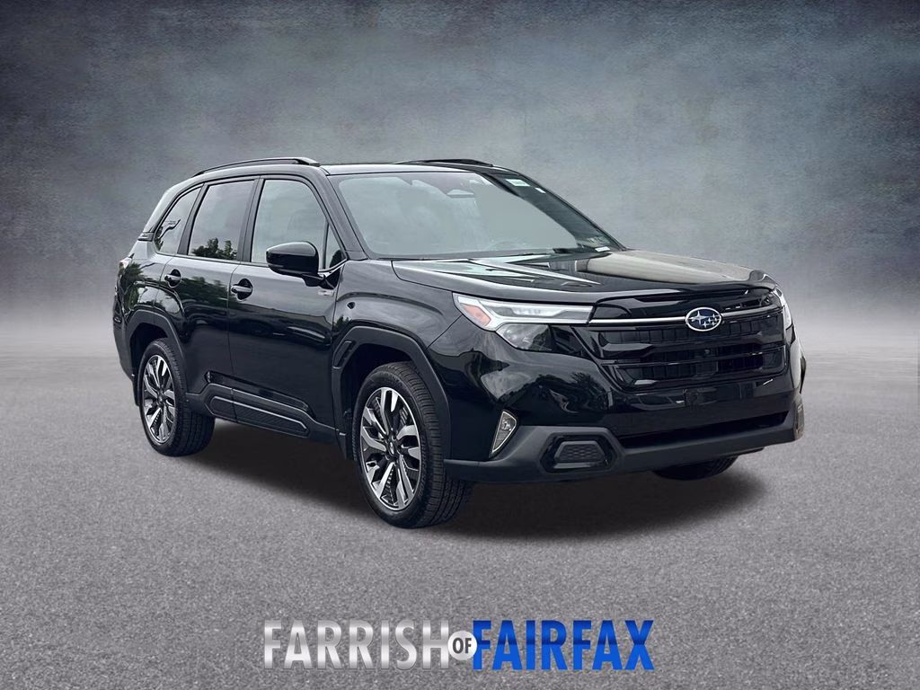 2026 Crystal Black Silica Subaru Forester Touring Hybrid AWD SUV