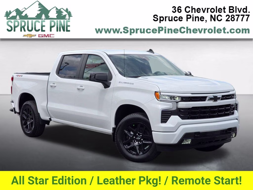 2026 Summit White Chevrolet Silverado 1500 RST 4X4 Truck