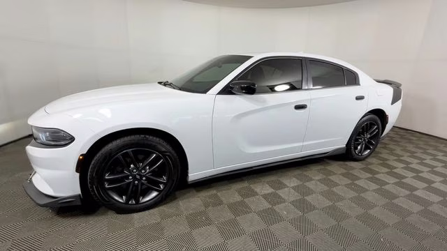 2019 White Knuckle Clearcoat Dodge Charger SXT AWD Sedan