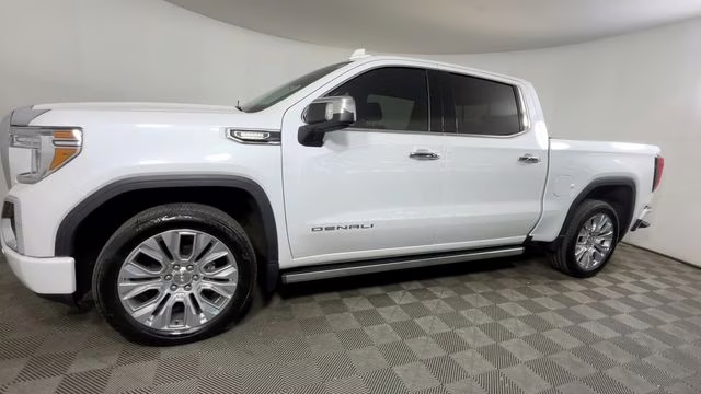 2021 White Frost Tricoat GMC Sierra 1500 Denali 4X4 Truck