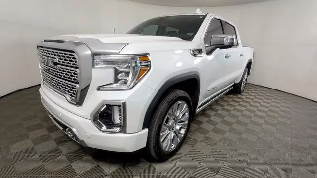 2021 White Frost Tricoat GMC Sierra 1500 Denali 4X4 Truck