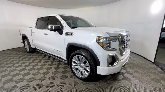 2021 White Frost Tricoat GMC Sierra 1500 Denali 4X4 Truck