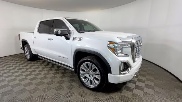 2021 White Frost Tricoat GMC Sierra 1500 Denali 4X4 Truck