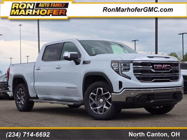 2026 Glacier White Tricoat GMC Sierra 1500 SLT 4X4 Truck