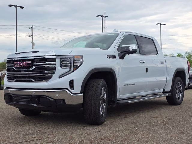 2026 Glacier White Tricoat GMC Sierra 1500 SLT 4X4 Truck