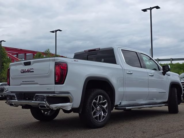 2026 Glacier White Tricoat GMC Sierra 1500 SLT 4X4 Truck