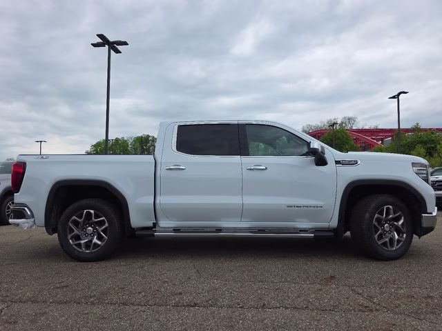 2026 Glacier White Tricoat GMC Sierra 1500 SLT 4X4 Truck