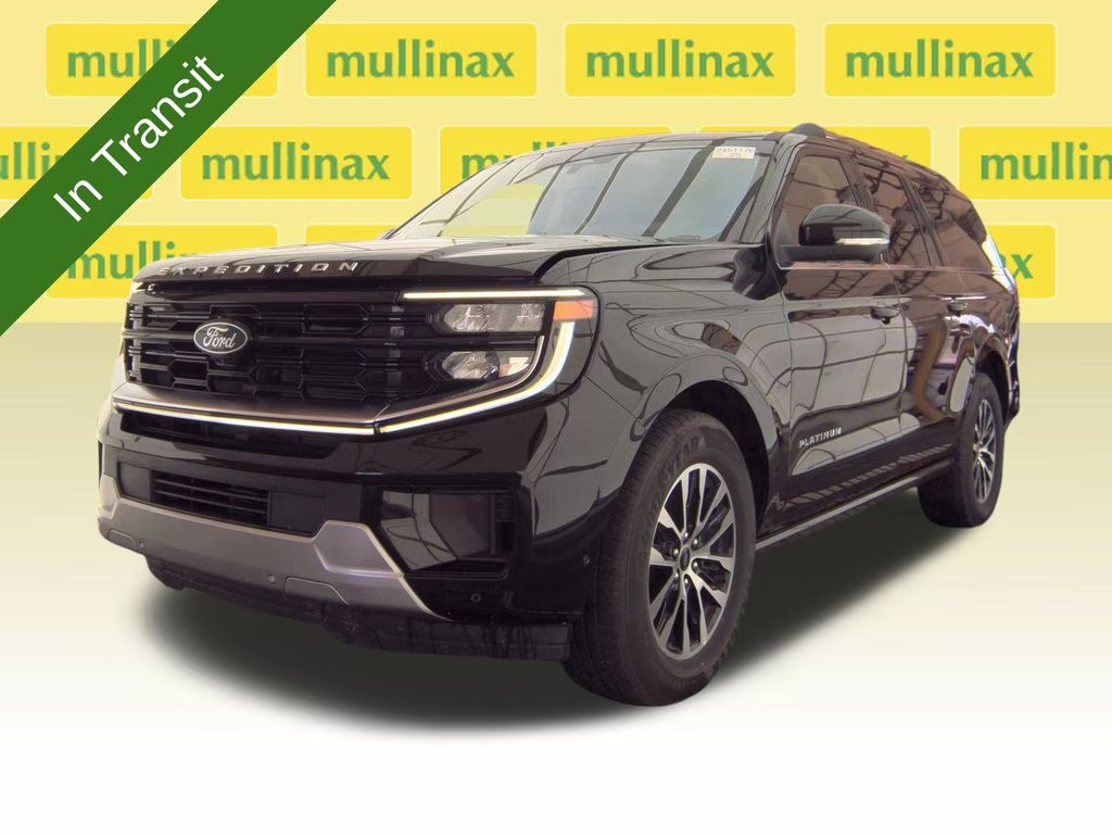 2025 Black Metallic Ford Expedition Max Platinum 4X4 SUV