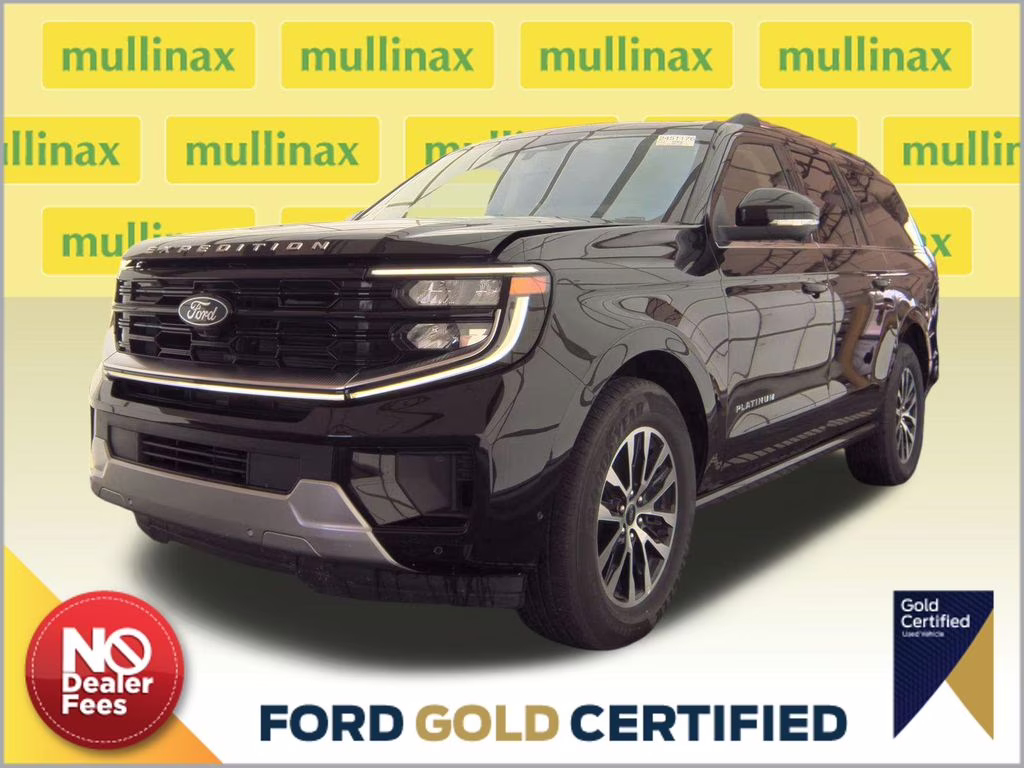 2025 Agate Black Metallic Ford Expedition Max Platinum 4X4 SUV