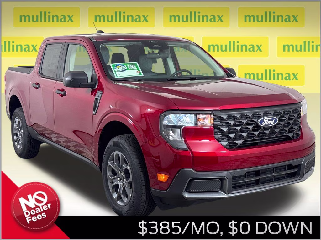 2026 Ruby Red Metallic Tinted Clearcoat Ford Maverick XLT FWD Truck