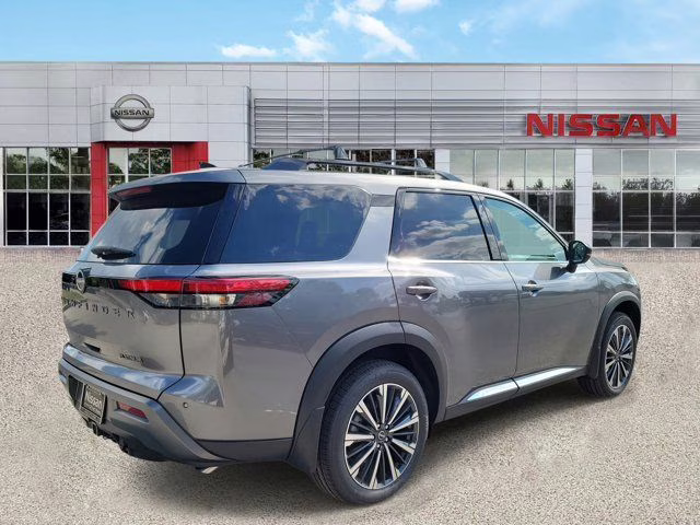 2026 Gun Metallic Nissan Pathfinder Platinum FWD SUV