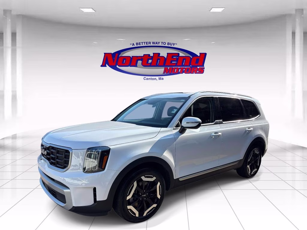 2025 Glacial White Pearl Kia Telluride S AWD SUV