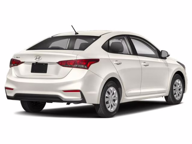 2021 Frost White Pearl Hyundai Accent SE FWD Sedan