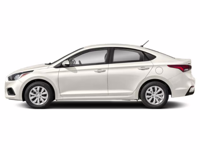 2021 Frost White Pearl Hyundai Accent SE FWD Sedan