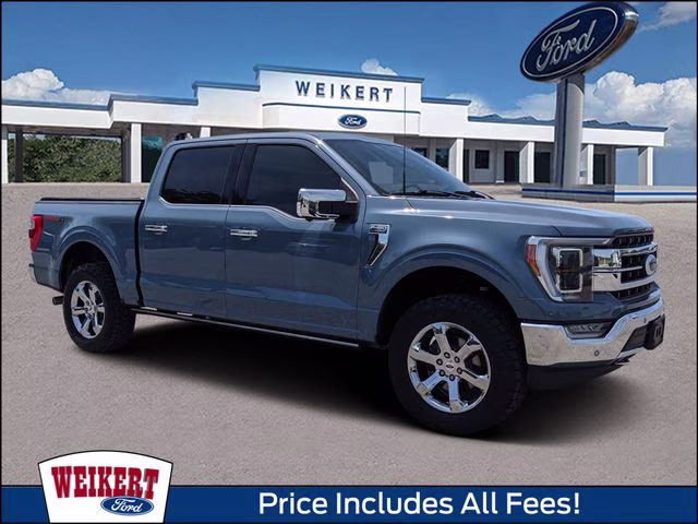 2023 Azure Gray Metallic Ford F-150 Lariat 4X4 Truck
