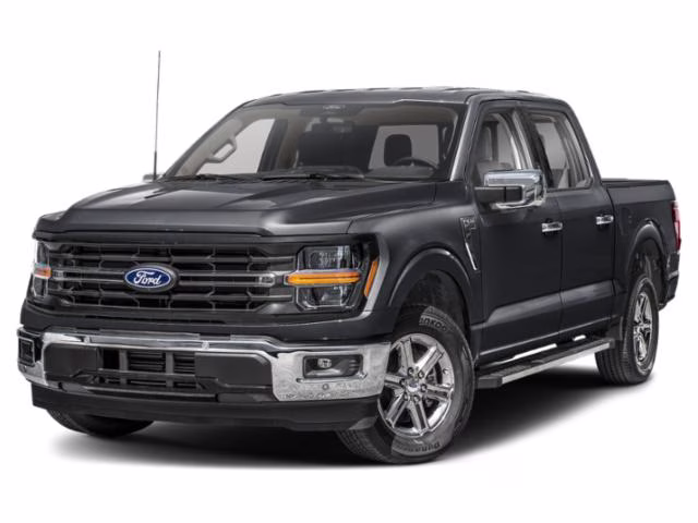 2025 Black Metallic Ford F-150 XLT 4X4 Truck