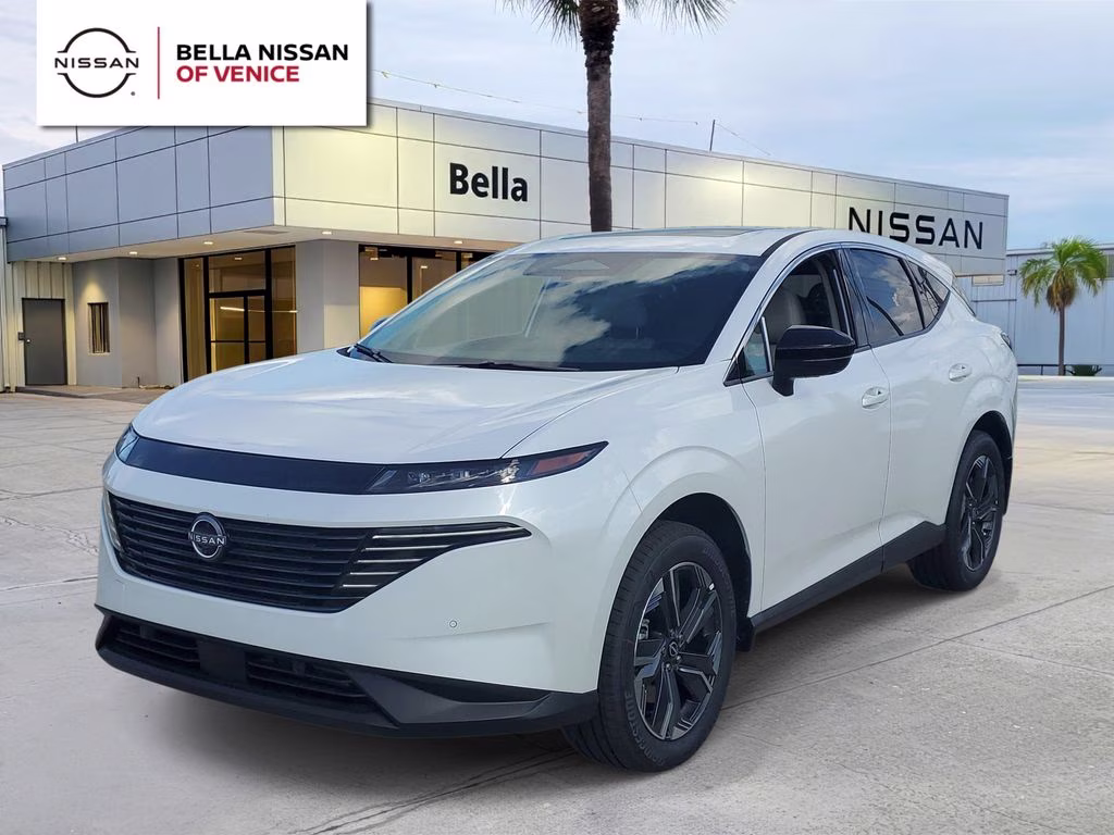 2026 Everest White Pearl Tricoat Nissan Murano SL AWD SUV