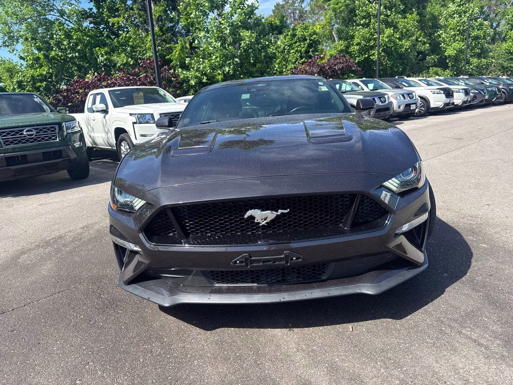 2022 Gray Metallic Ford Mustang GT Premium RWD Coupe