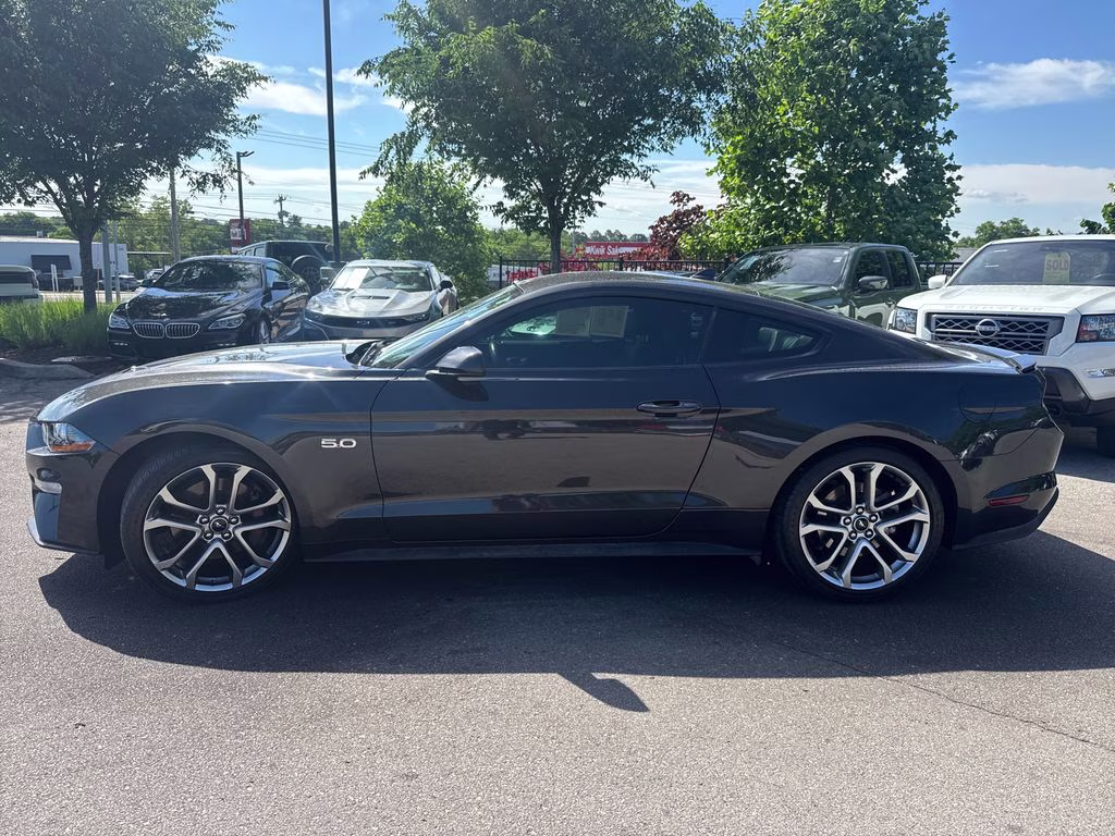 2022 Gray Metallic Ford Mustang GT Premium RWD Coupe