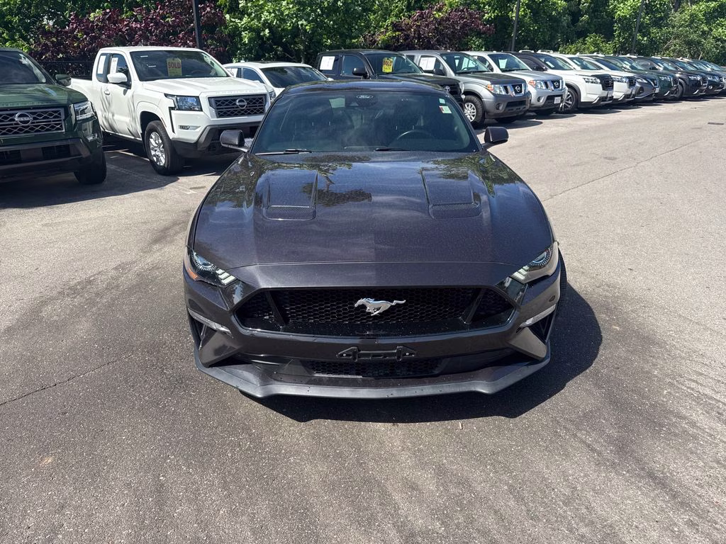 2022 Gray Metallic Ford Mustang GT Premium RWD Coupe