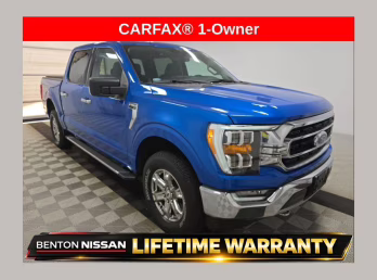 2021 Blue Metallic Ford F-150 XLT 4X4 Truck