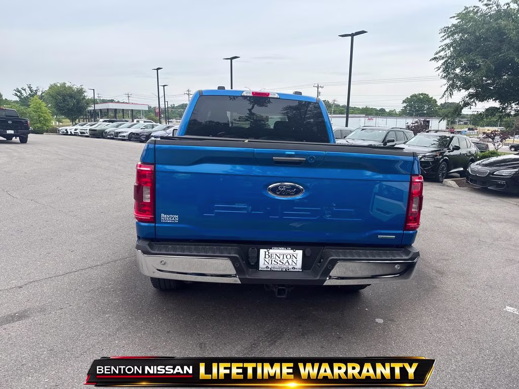 2021 Blue Metallic Ford F-150 XLT 4X4 Truck