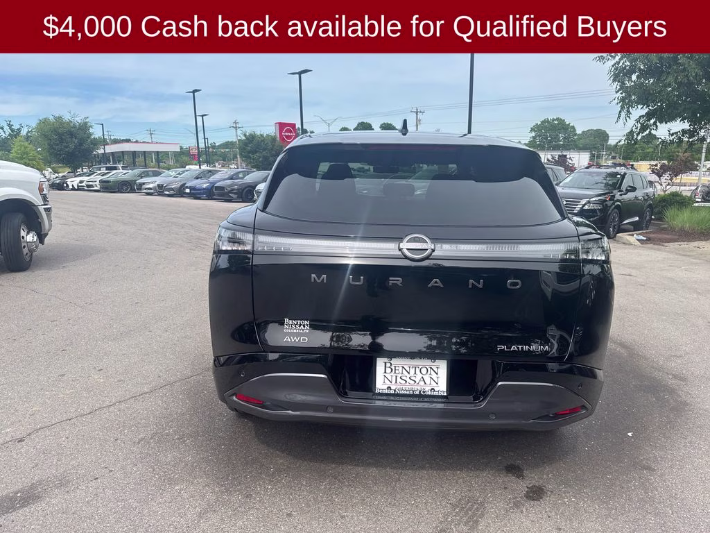 2026 Super Black Nissan Murano Platinum AWD SUV