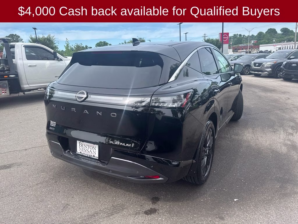 2026 Super Black Nissan Murano Platinum AWD SUV
