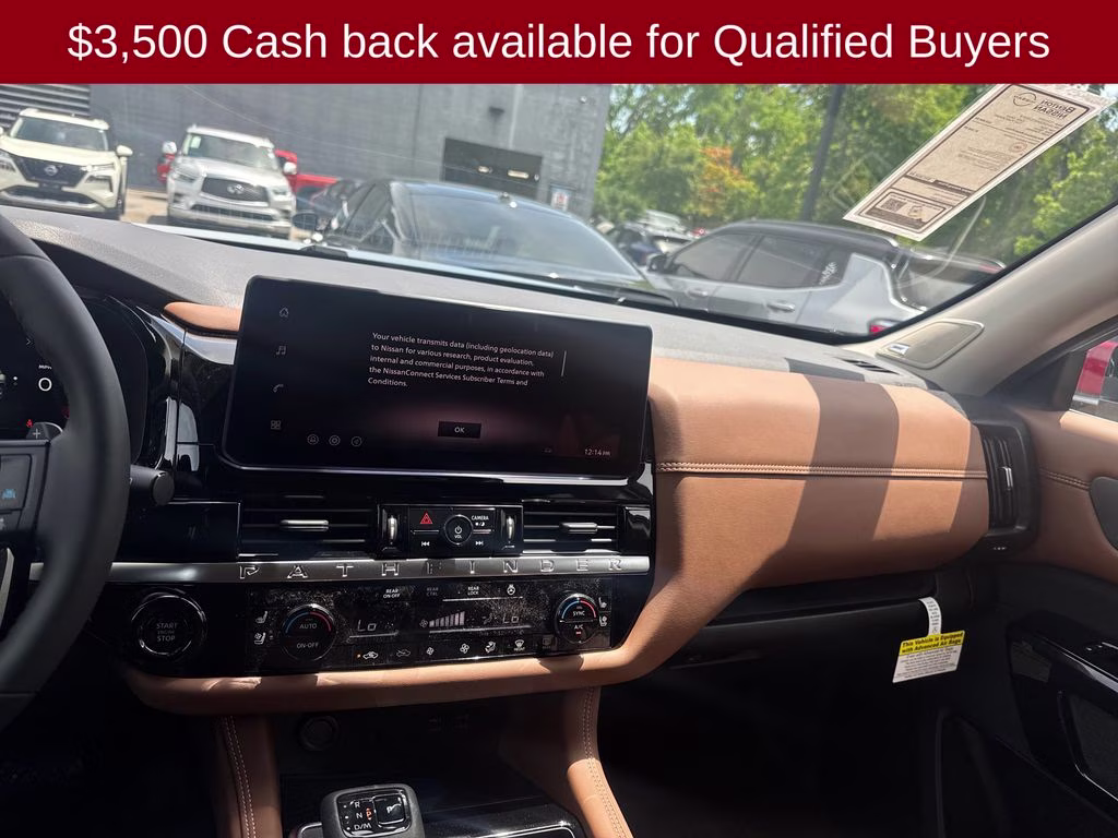 2026 Boulder Gray/Super Black Nissan Pathfinder Platinum 4X4 SUV
