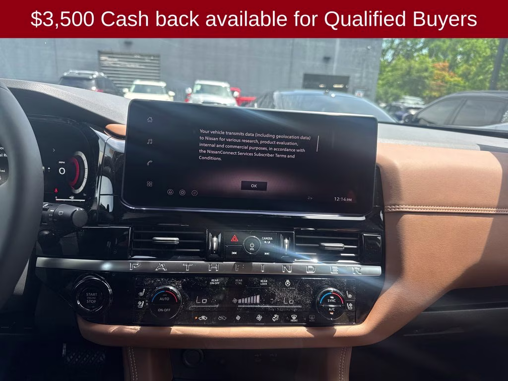 2026 Boulder Gray/Super Black Nissan Pathfinder Platinum 4X4 SUV