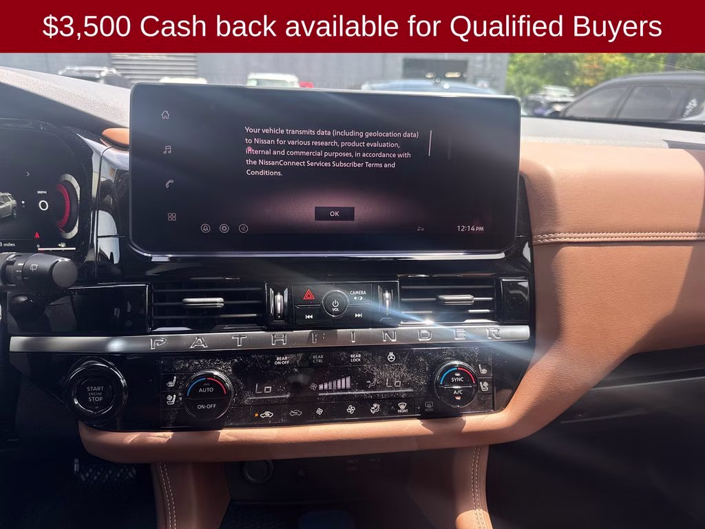 2026 Boulder Gray/Super Black Nissan Pathfinder Platinum 4X4 SUV