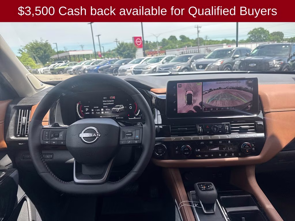 2026 Boulder Gray/Super Black Nissan Pathfinder Platinum 4X4 SUV