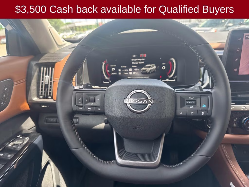 2026 Boulder Gray/Super Black Nissan Pathfinder Platinum 4X4 SUV