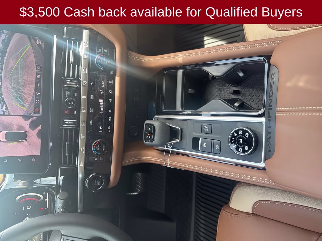 2026 Boulder Gray/Super Black Nissan Pathfinder Platinum 4X4 SUV