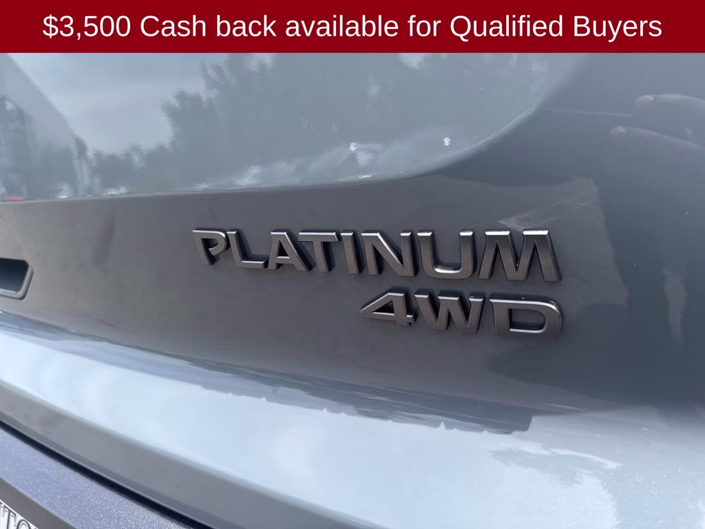 2026 Boulder Gray/Super Black Nissan Pathfinder Platinum 4X4 SUV