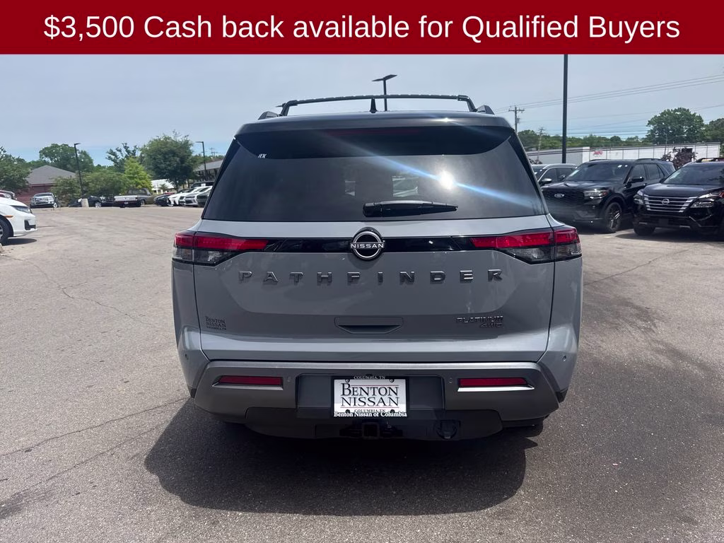 2026 Boulder Gray/Super Black Nissan Pathfinder Platinum 4X4 SUV