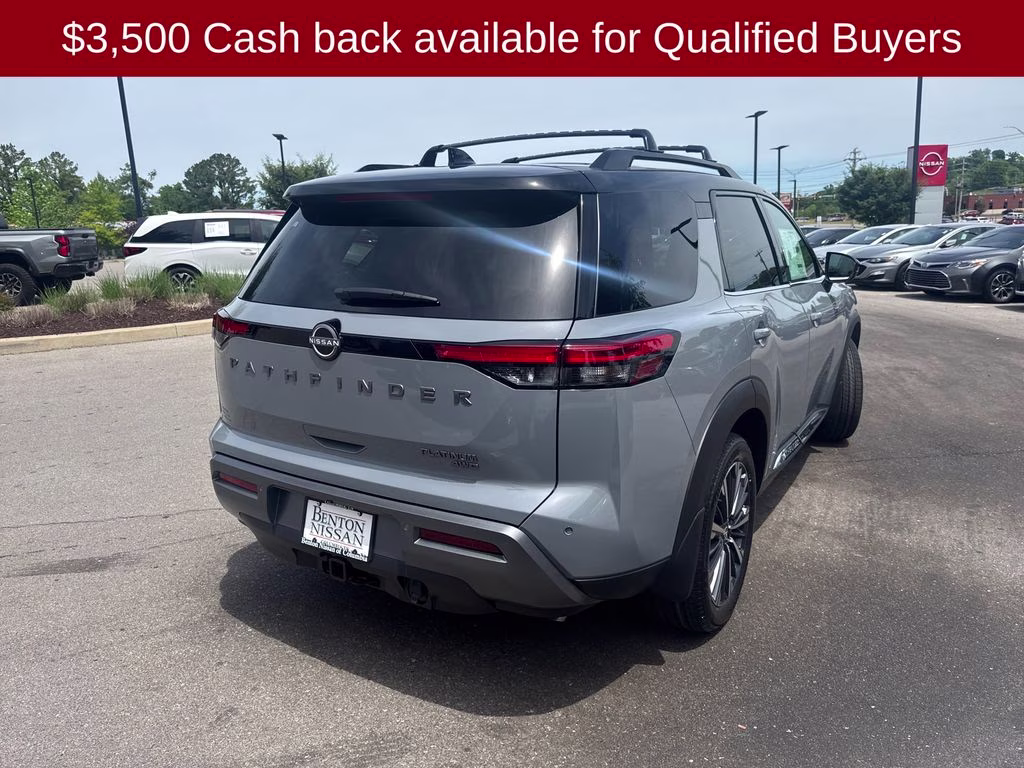 2026 Boulder Gray/Super Black Nissan Pathfinder Platinum 4X4 SUV