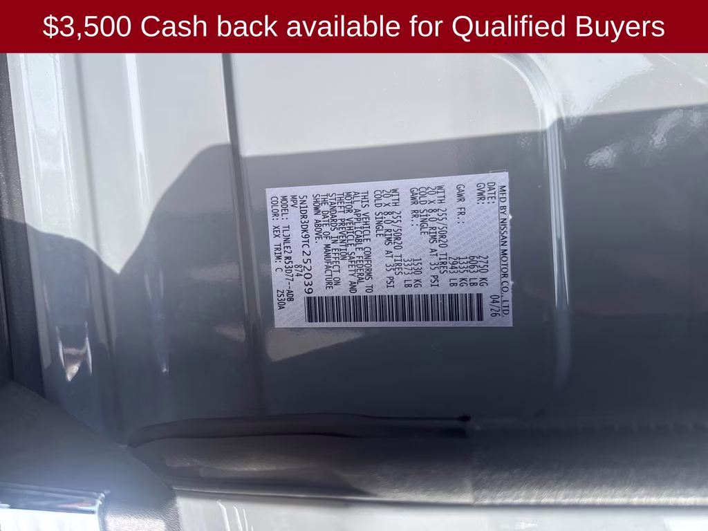 2026 Boulder Gray/Super Black Nissan Pathfinder Platinum 4X4 SUV