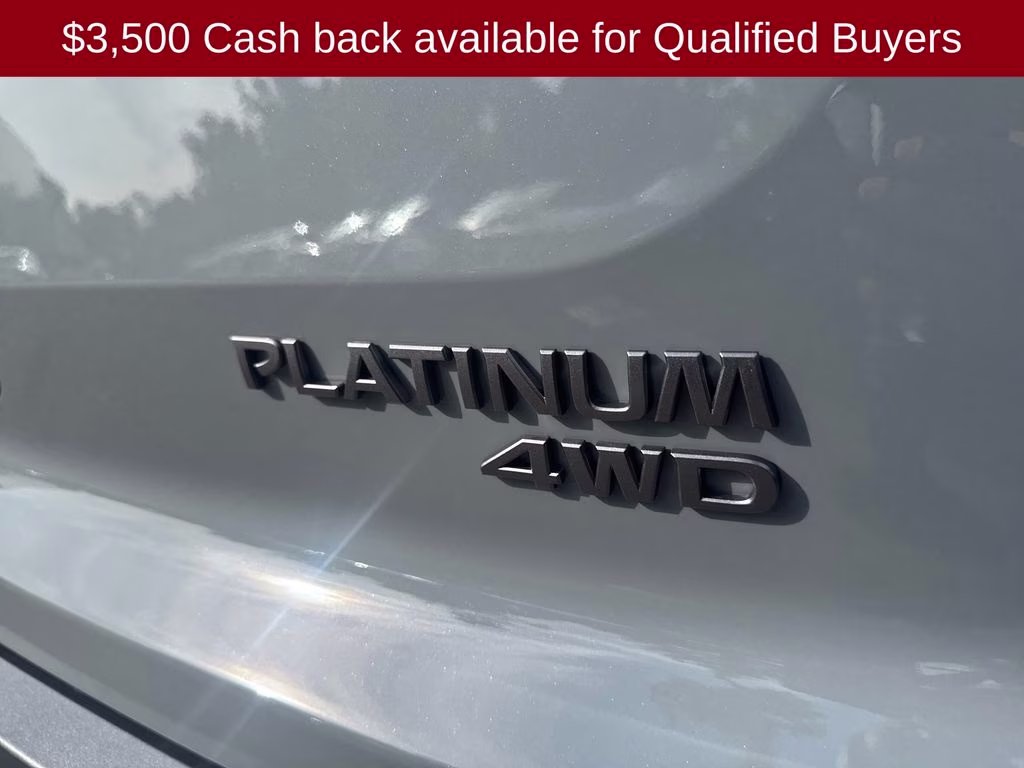 2026 Boulder Gray/Super Black Nissan Pathfinder Platinum 4X4 SUV