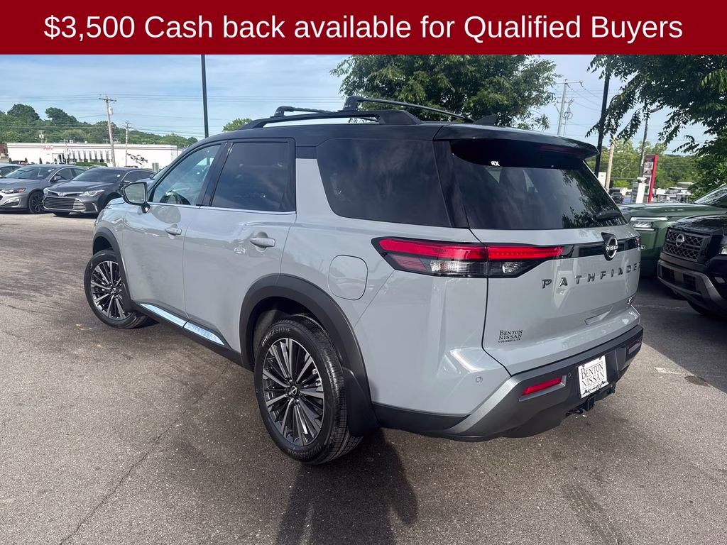 2026 Boulder Gray/Super Black Nissan Pathfinder Platinum 4X4 SUV