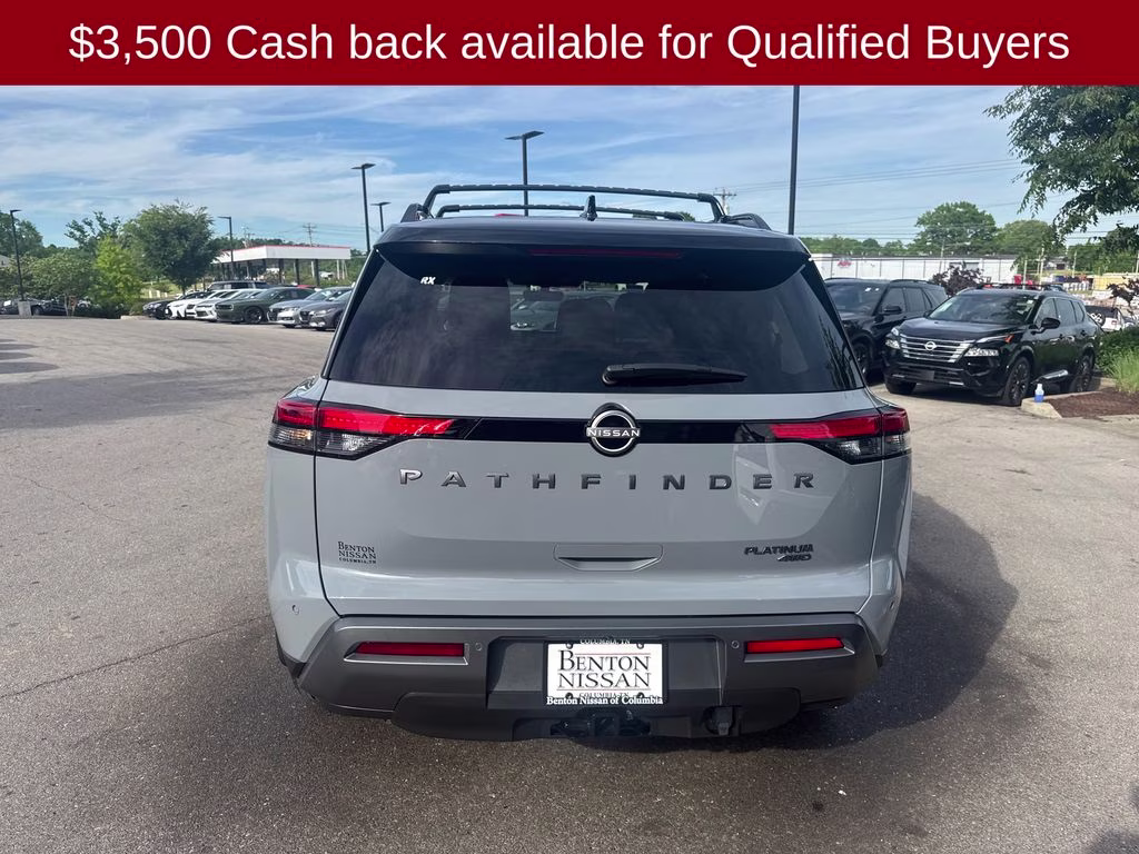 2026 Boulder Gray/Super Black Nissan Pathfinder Platinum 4X4 SUV