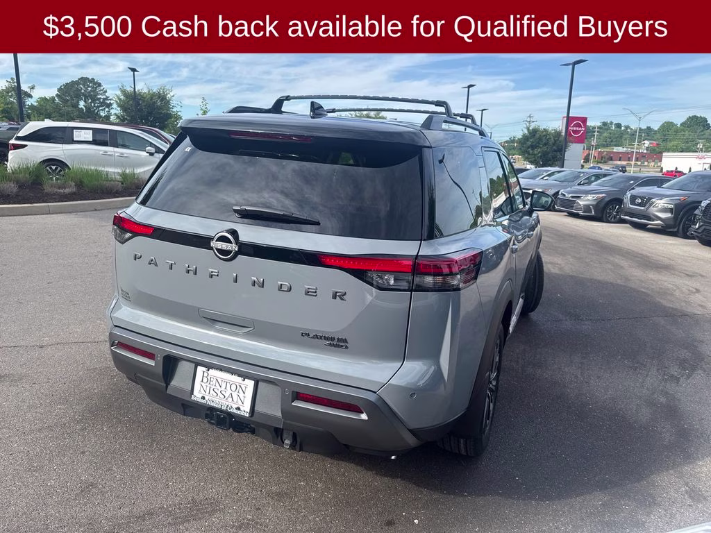 2026 Boulder Gray/Super Black Nissan Pathfinder Platinum 4X4 SUV