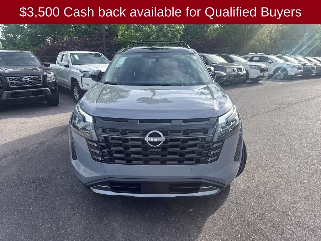 2026 Boulder Gray/Super Black Nissan Pathfinder Platinum 4X4 SUV