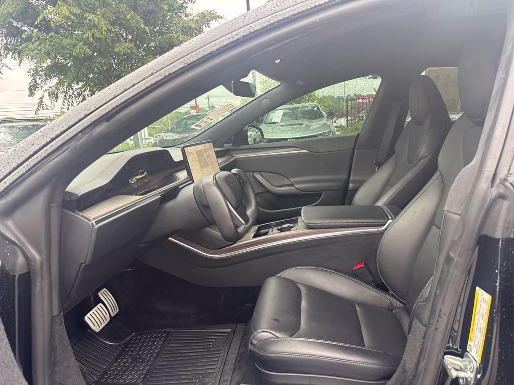 2021 Solid Black Tesla Model S Plaid AWD Hatchback