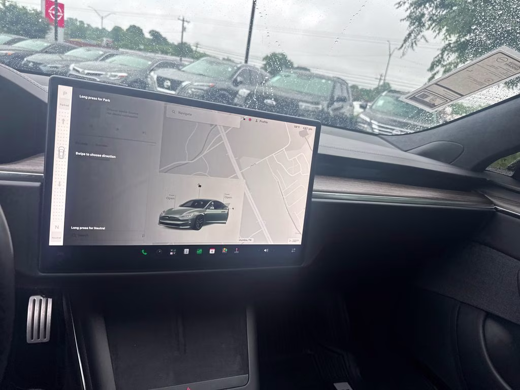 2021 Solid Black Tesla Model S Plaid AWD Hatchback