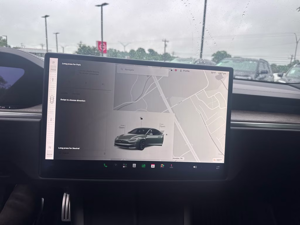 2021 Solid Black Tesla Model S Plaid AWD Hatchback