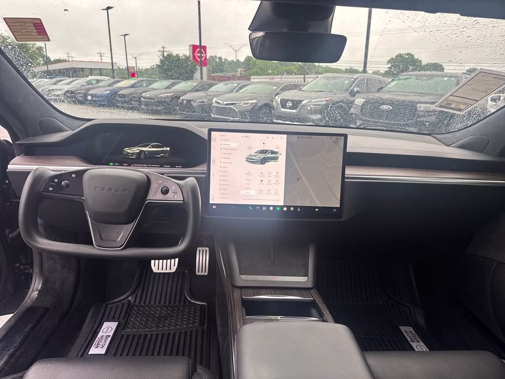 2021 Solid Black Tesla Model S Plaid AWD Hatchback
