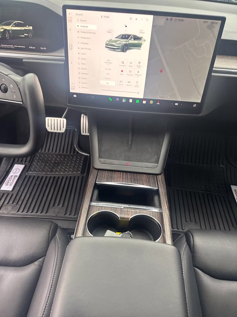 2021 Solid Black Tesla Model S Plaid AWD Hatchback