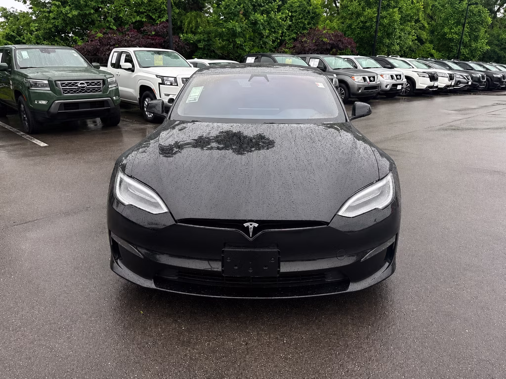 2021 Solid Black Tesla Model S Plaid AWD Hatchback