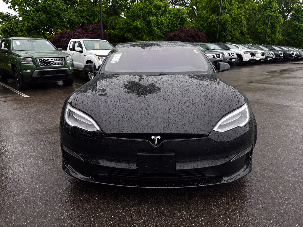 2021 Solid Black Tesla Model S Plaid AWD Hatchback